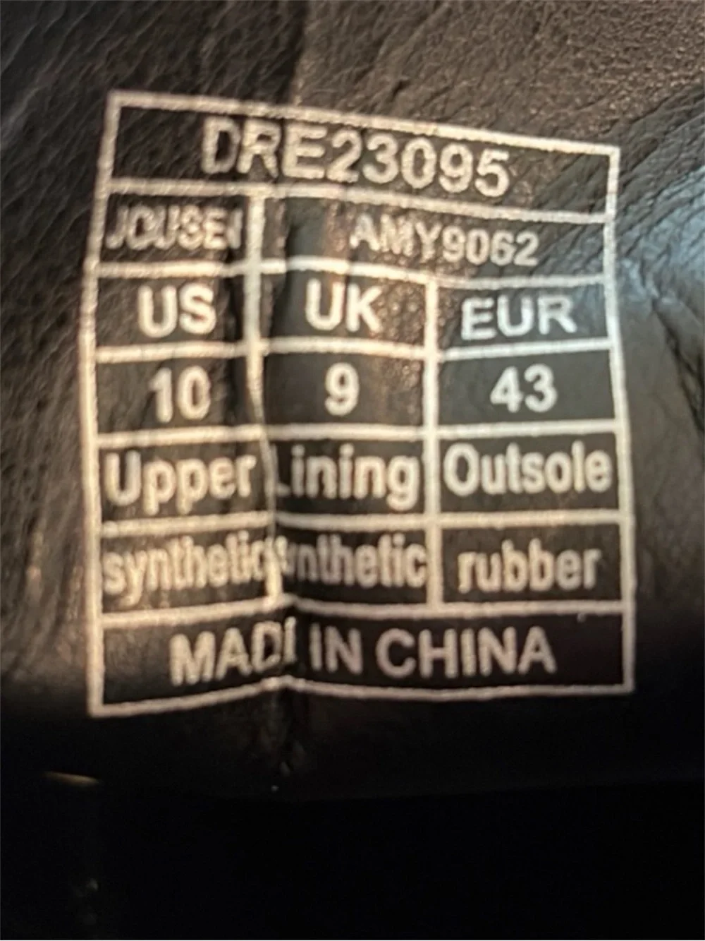 Jonsen Milan Shoes Men’s Size 10 Black Cap Tie Oxford